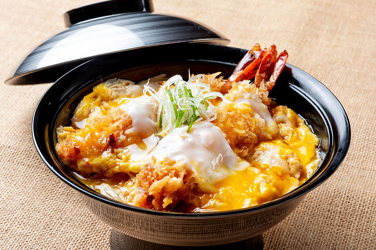 かつ丼屋 のぶお 海老2本かつ丼