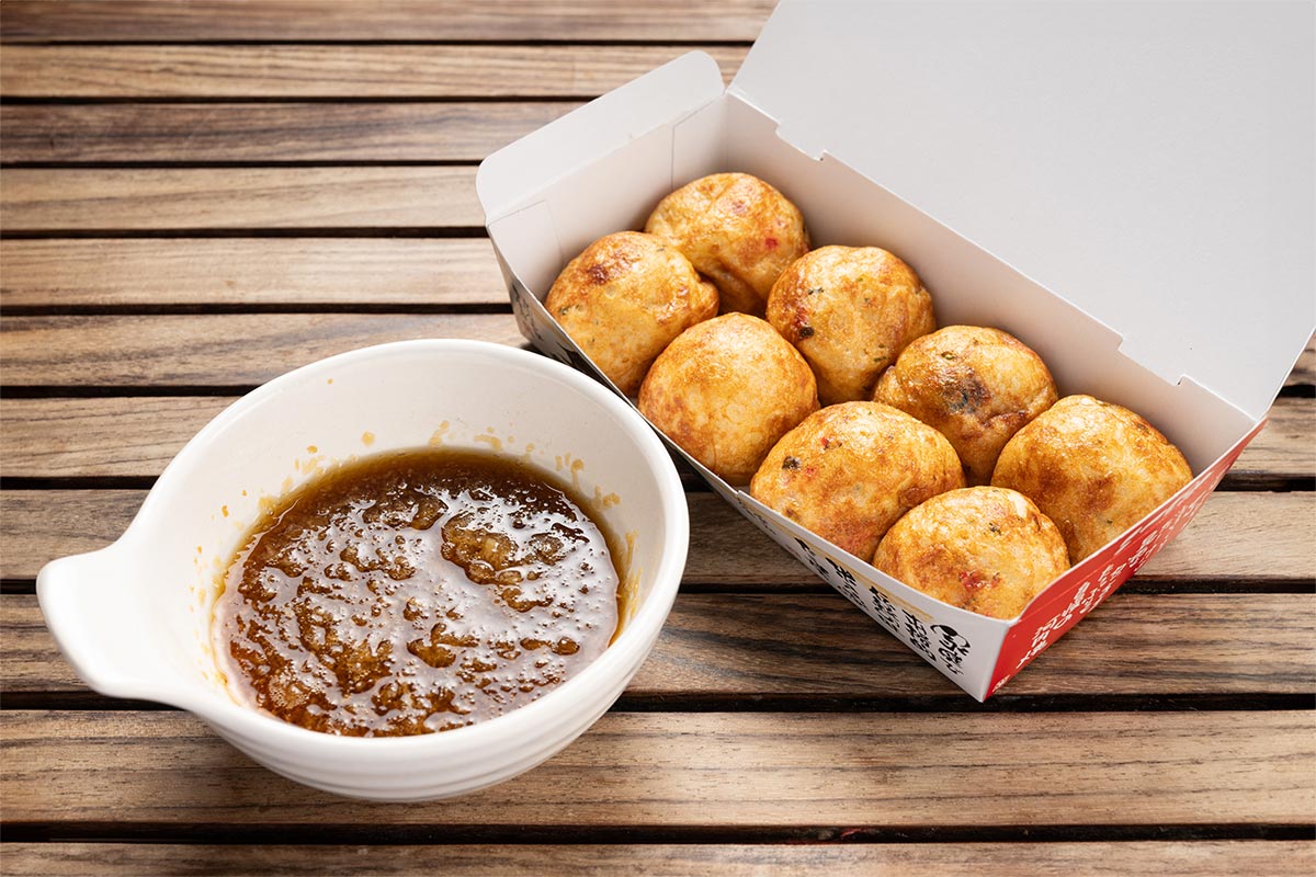 文左亭 ふわとろたこ焼きおろしポン酢8個