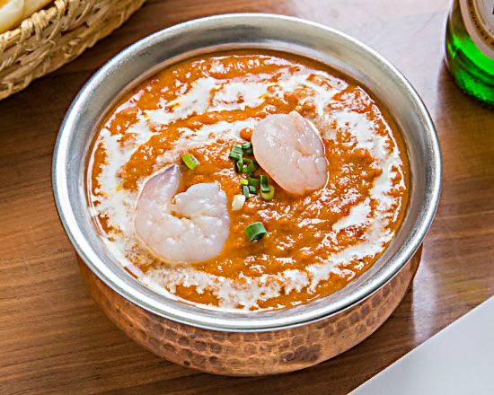 インディアンキッチン ブラウンバターマサラカレー Prawn Butter Masala Curry