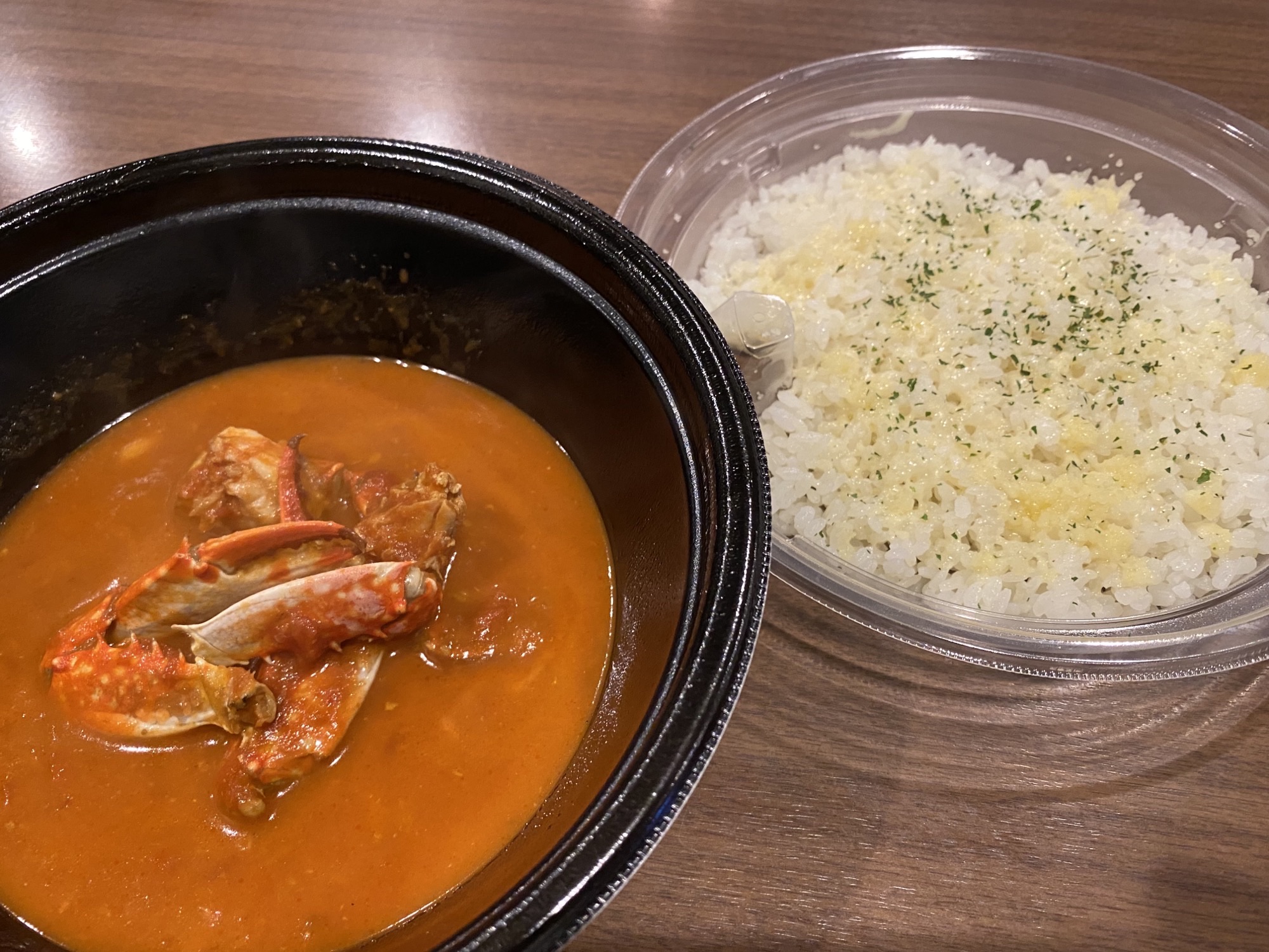 俺のフレンチ ワタリ蟹のスープリゾット