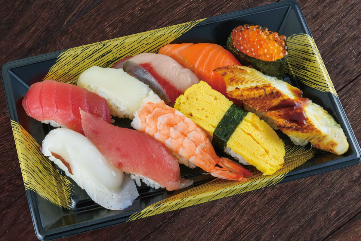 大起水産回転寿司 にぎりセット1人前(10貫)[Sushi Set(10 Piece)]