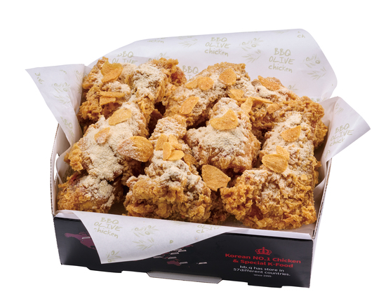 bb.qオリーブチキンカフェ 骨つきクランチガーリック【ピクルス付】