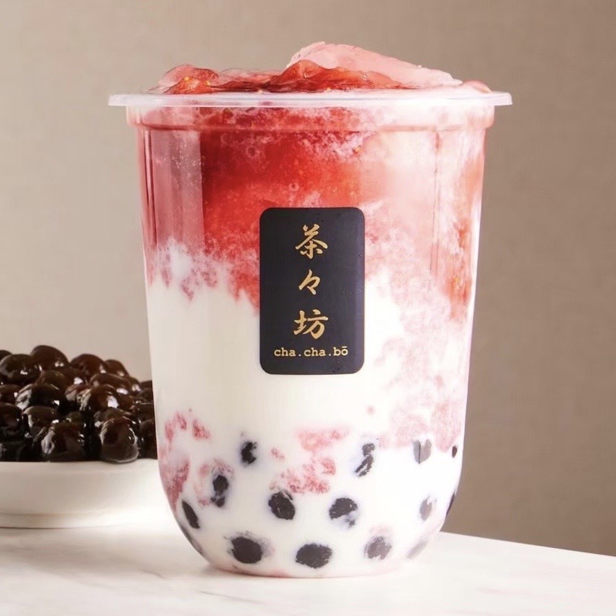 茶々坊人気No.5 Premium生いちごタピオカミルク