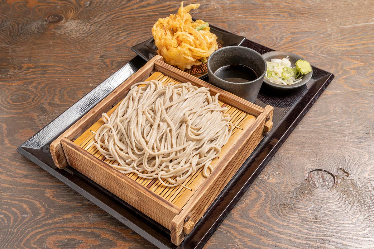 十割蕎麦嵯峨谷 野菜かきあげせいろそば