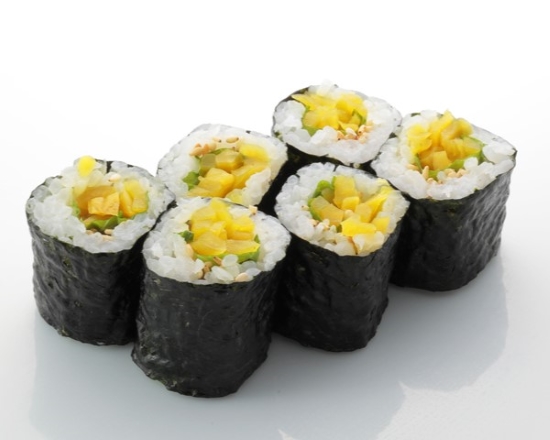 板前寿司 お新香巻き(1本)Japanese Pickle (1 roll)