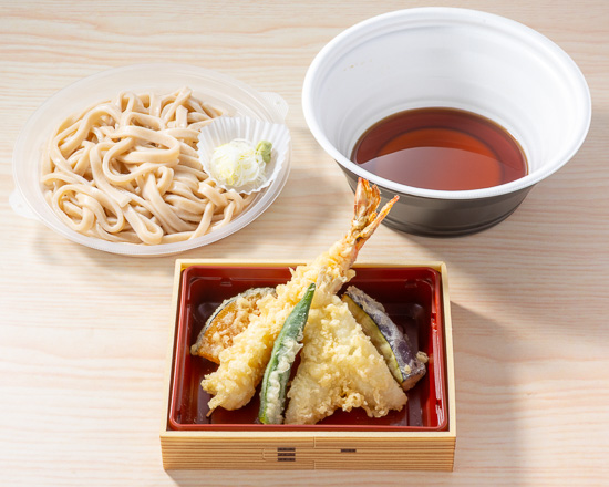 藍屋 大車海老天ぷら冷やしうどん