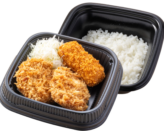 とんから亭 蟹入りクリームコロッケ＆ヒレかつ弁当