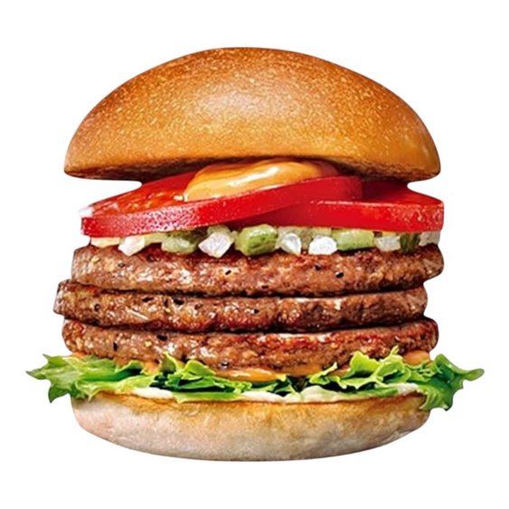 ゼッテリア ZETTERIA 【単品】トリプル絶品ビーフバーガー Triple ZEPPIN(Supreme) Beefburger