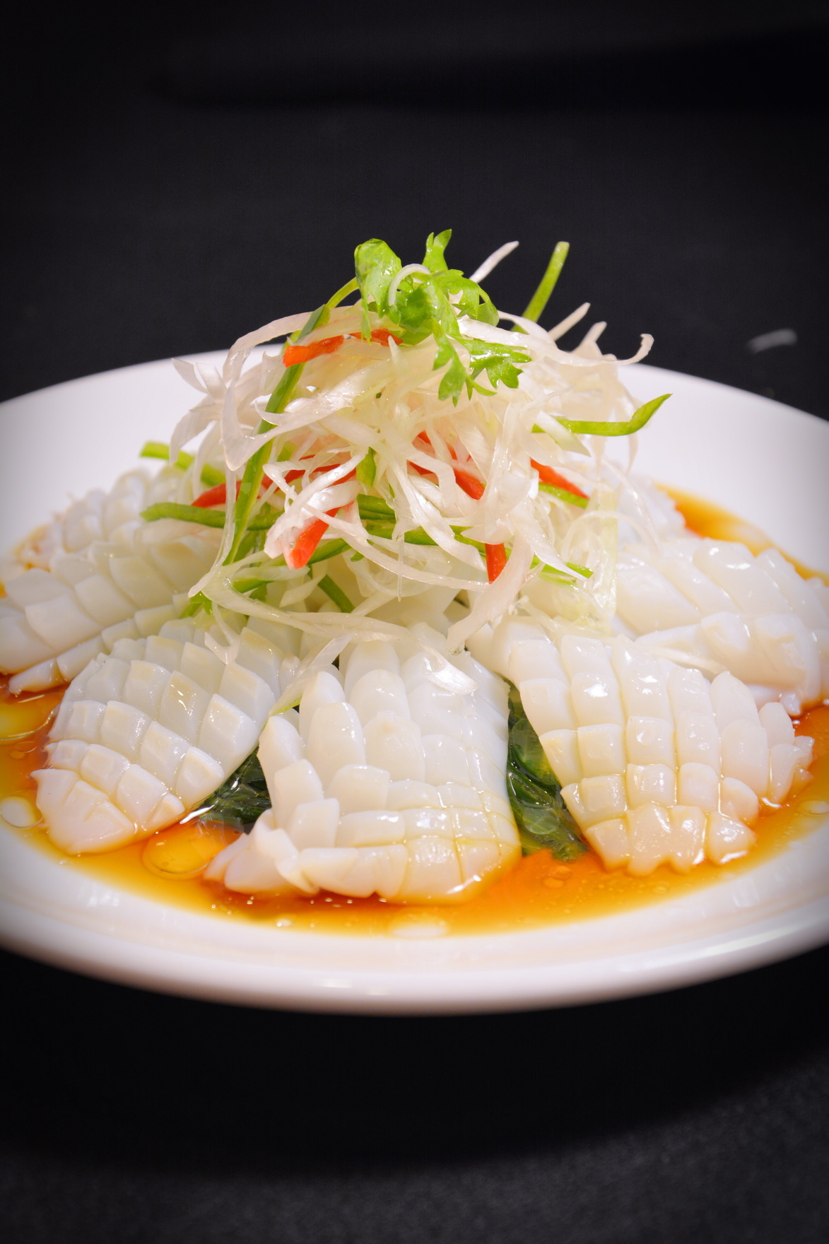 永利 イカのネギタレかけ