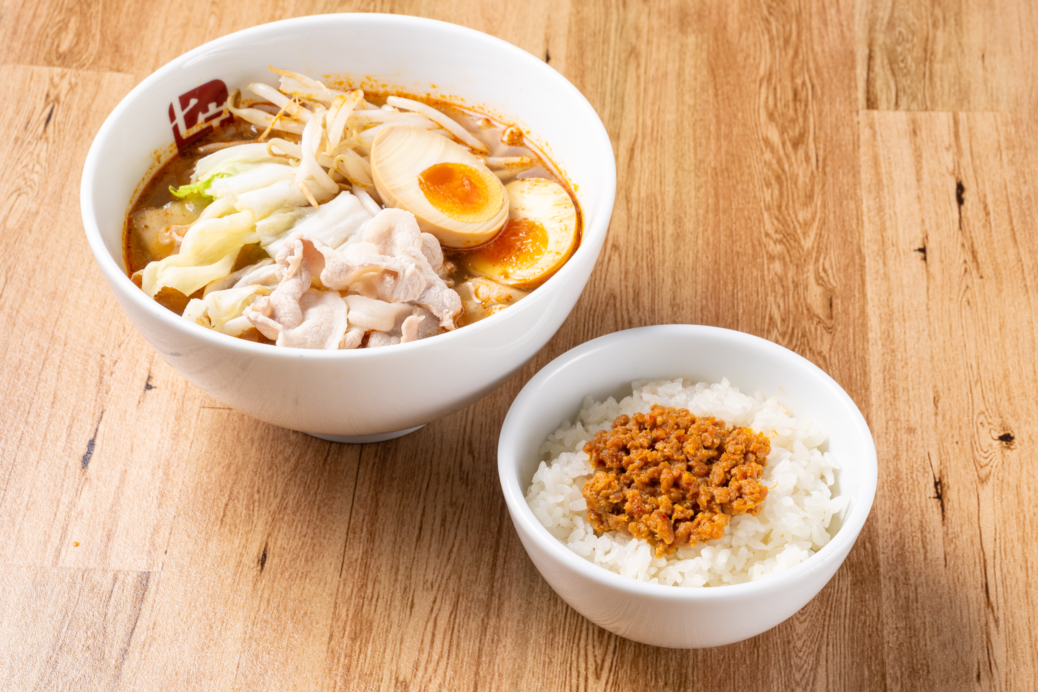 七宝麻辣湯 スープ春雨人気トッピング+肉味噌ご飯