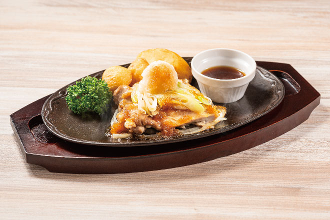 デニーズ 【E6】米どりのグリル～焼き葱と醤油ソース