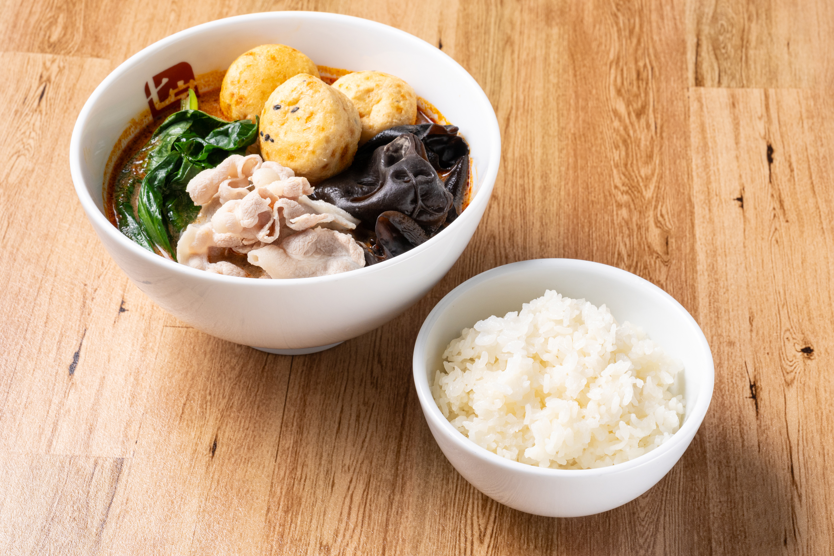 七宝麻辣湯 日替わりスープ春雨+ライス中