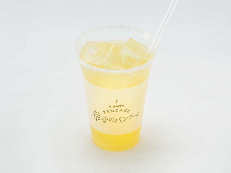 幸せのパンケーキ アップルジュース