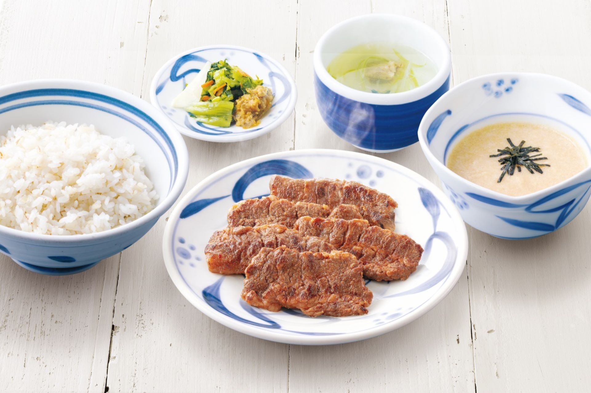 牛たん とろろ 麦めし ねぎし ブラッキーセット