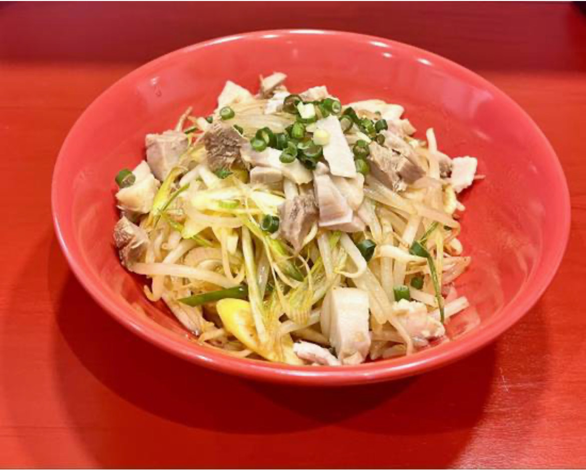 横浜家系ラーメン赤家 豚ねぎもやし