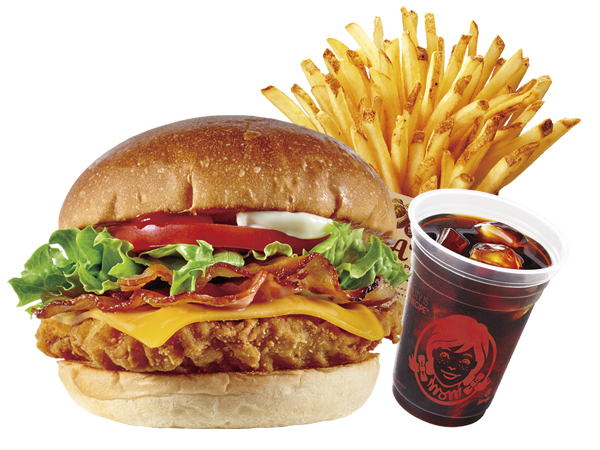 ウェンディーズ ・ファーストキッチン チキンクラブサンドセット