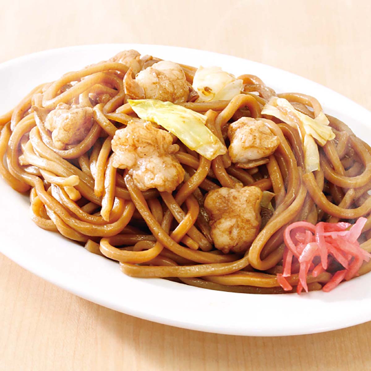 牛ホルモン焼きそば 【大盛】≪3401≫