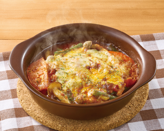 ジョナサン スプーンで食べるジューシーハンバーグ